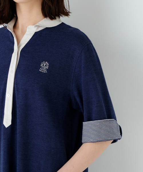 human woman / ヒューマンウーマン ワンピース | ＮＡＴＩＣコラボマリンカラーワンピース | 詳細11