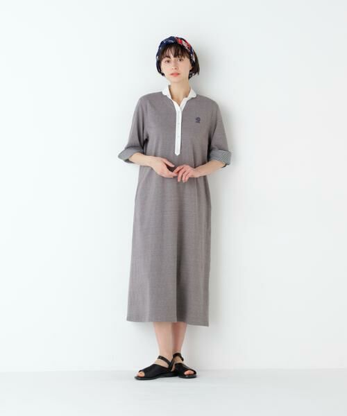 human woman / ヒューマンウーマン ワンピース | ＮＡＴＩＣコラボマリンカラーワンピース | 詳細18