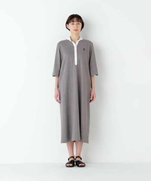 human woman / ヒューマンウーマン ワンピース | ＮＡＴＩＣコラボマリンカラーワンピース | 詳細19