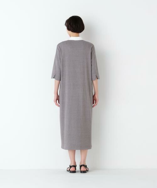 human woman / ヒューマンウーマン ワンピース | ＮＡＴＩＣコラボマリンカラーワンピース | 詳細20