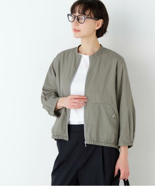 human woman / ヒューマンウーマン ブルゾン | パナマブルゾン | 詳細2