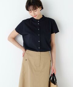 human woman / ヒューマンウーマン カットソー | ライトカットソースタンドフリル