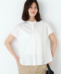 human woman / ヒューマンウーマン カットソー | ライトカットソースタンドフリル