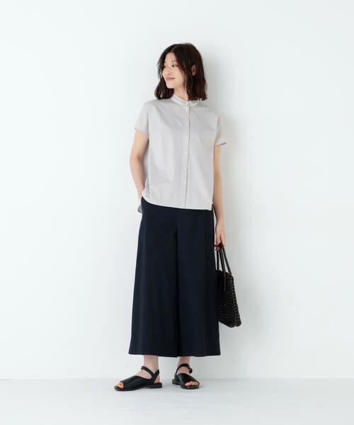 human woman / ヒューマンウーマン カットソー | ライトカットソースタンドフリル | 詳細3