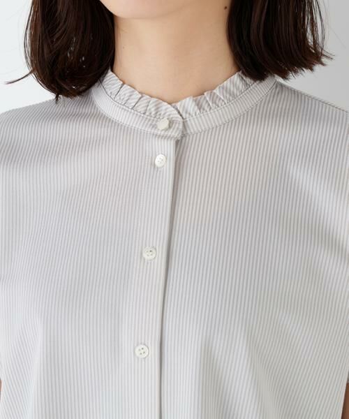 human woman / ヒューマンウーマン カットソー | ライトカットソースタンドフリル | 詳細8