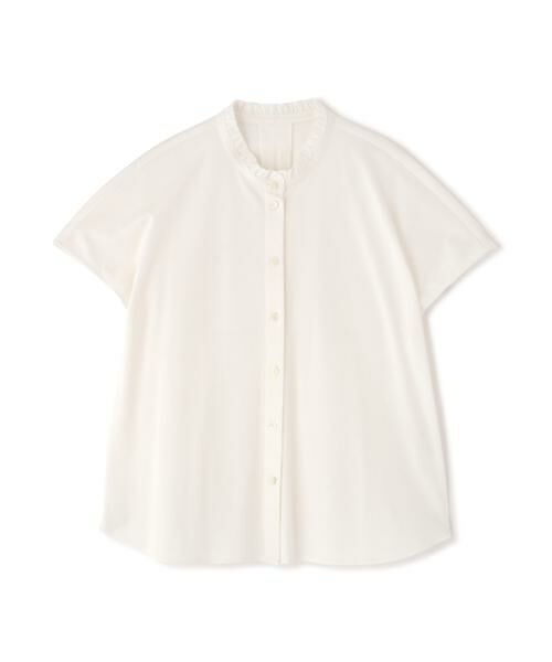 human woman / ヒューマンウーマン カットソー | ライトカットソースタンドフリル | 詳細19