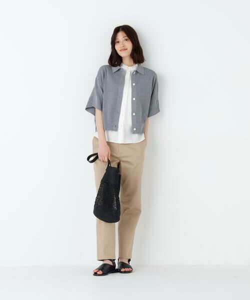 human woman / ヒューマンウーマン カットソー | ライトカットソースタンドフリル | 詳細22