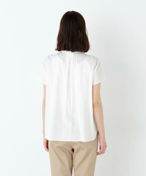 human woman / ヒューマンウーマン カットソー | ライトカットソースタンドフリル | 詳細24