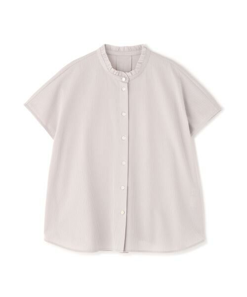 human woman / ヒューマンウーマン カットソー | ライトカットソースタンドフリル | 詳細14