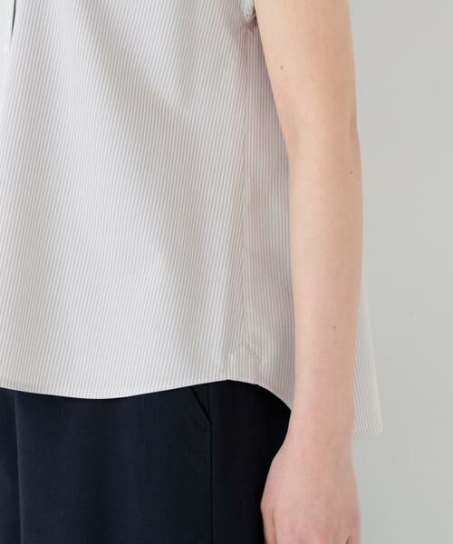 human woman / ヒューマンウーマン カットソー | ライトカットソースタンドフリル | 詳細23