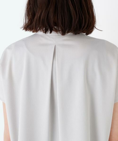 human woman / ヒューマンウーマン カットソー | ライトカットソースタンドフリル | 詳細24