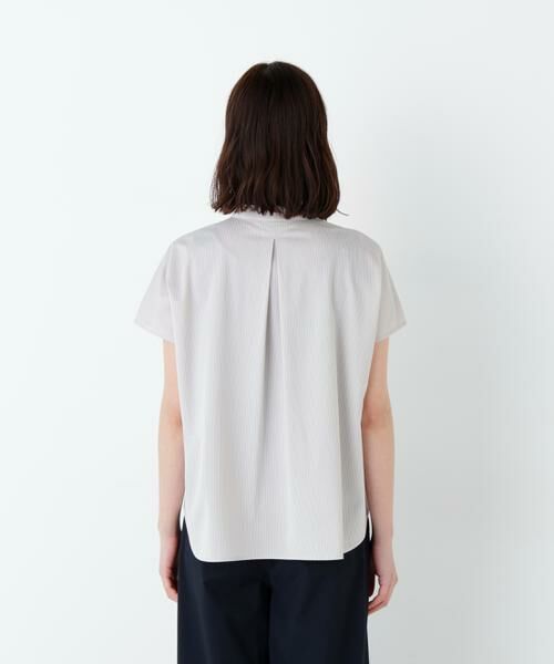 human woman / ヒューマンウーマン カットソー | ライトカットソースタンドフリル | 詳細20