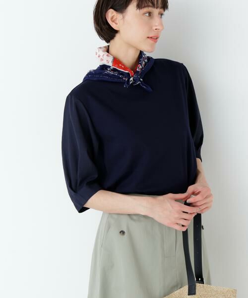 human woman / ヒューマンウーマン カットソー | 布帛コンビカットソー | 詳細9