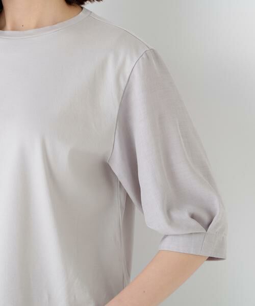 human woman / ヒューマンウーマン カットソー | 布帛コンビカットソー | 詳細21