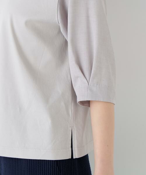 human woman / ヒューマンウーマン カットソー | 布帛コンビカットソー | 詳細22