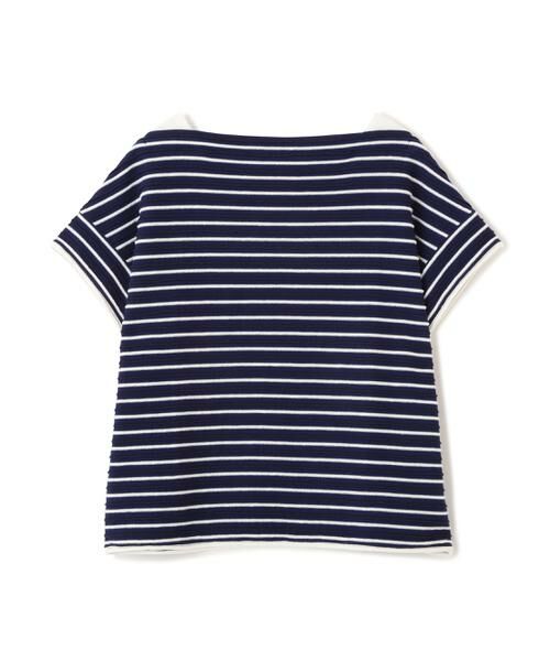 human woman / ヒューマンウーマン カットソー | ≪ＮＡＴＩＣコラボ≫ロープボーダーカットソー | 詳細1