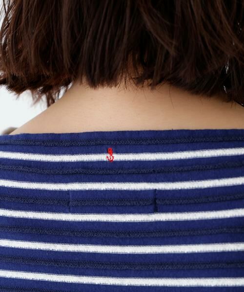 human woman / ヒューマンウーマン カットソー | ≪ＮＡＴＩＣコラボ≫ロープボーダーカットソー | 詳細11