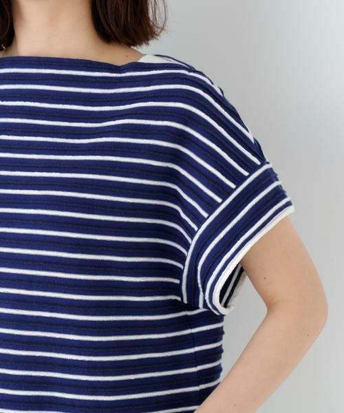 human woman / ヒューマンウーマン カットソー | ≪ＮＡＴＩＣコラボ≫ロープボーダーカットソー | 詳細9