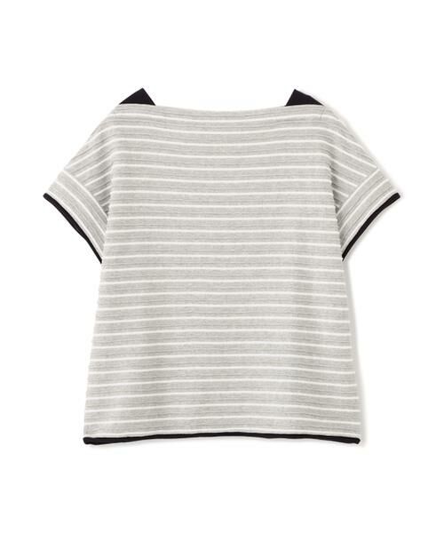 human woman / ヒューマンウーマン カットソー | ≪ＮＡＴＩＣコラボ≫ロープボーダーカットソー | 詳細13