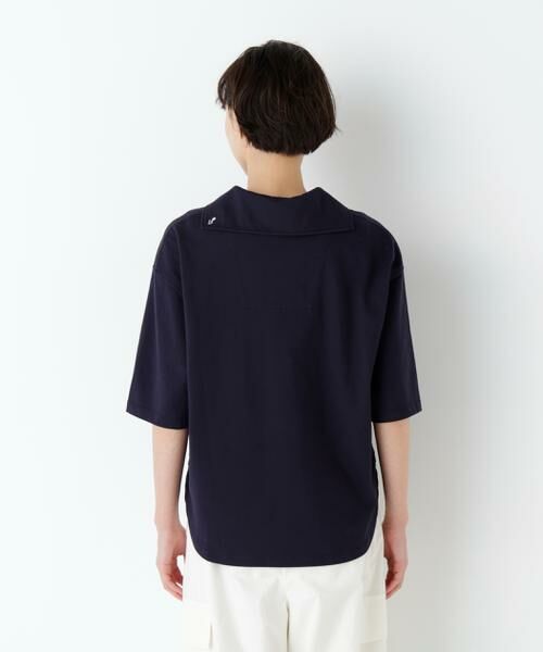 human woman / ヒューマンウーマン カットソー | ≪ＮＡＴＩＣコラボ≫セーラーカットソープルオーバー | 詳細6