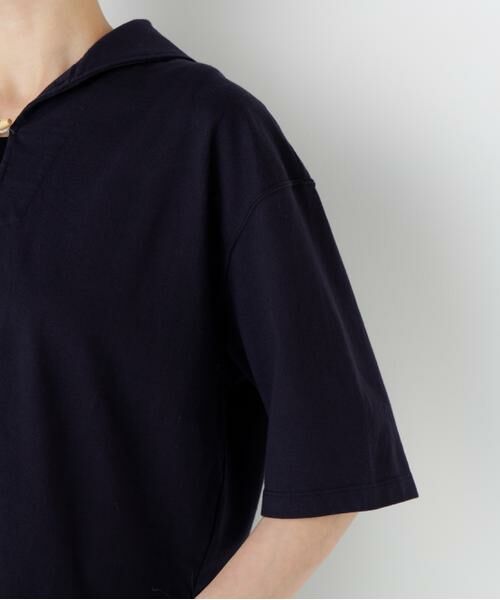 human woman / ヒューマンウーマン カットソー | ≪ＮＡＴＩＣコラボ≫セーラーカットソープルオーバー | 詳細8