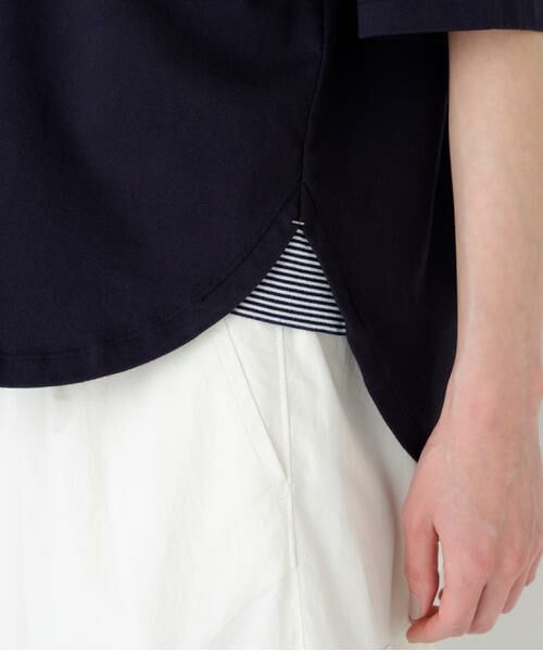 human woman / ヒューマンウーマン カットソー | ≪ＮＡＴＩＣコラボ≫セーラーカットソープルオーバー | 詳細9