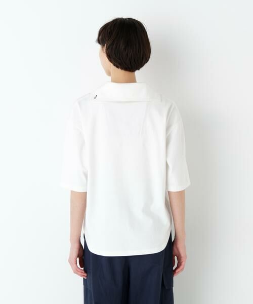 human woman / ヒューマンウーマン カットソー | ≪ＮＡＴＩＣコラボ≫セーラーカットソープルオーバー | 詳細16