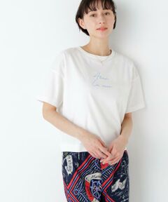 human woman / ヒューマンウーマン カットソー | ａｚｕｒｅｌａ　ｍｅｒ　ロゴＴシャツ
