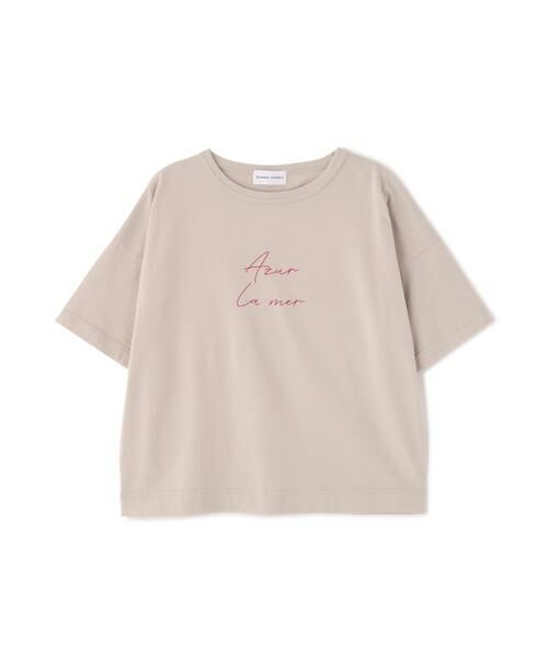 human woman / ヒューマンウーマン カットソー | ａｚｕｒｅｌａ　ｍｅｒ　ロゴＴシャツ | 詳細8