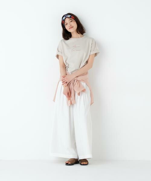 human woman / ヒューマンウーマン カットソー | ａｚｕｒｅｌａ　ｍｅｒ　ロゴＴシャツ | 詳細10