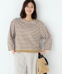 human woman / ヒューマンウーマン カットソー | 天竺ボーダーカットソー