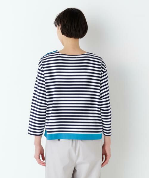 human woman / ヒューマンウーマン カットソー | 天竺ボーダーカットソー | 詳細5