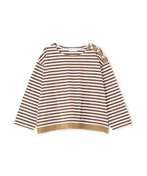 human woman / ヒューマンウーマン カットソー | 天竺ボーダーカットソー | 詳細7