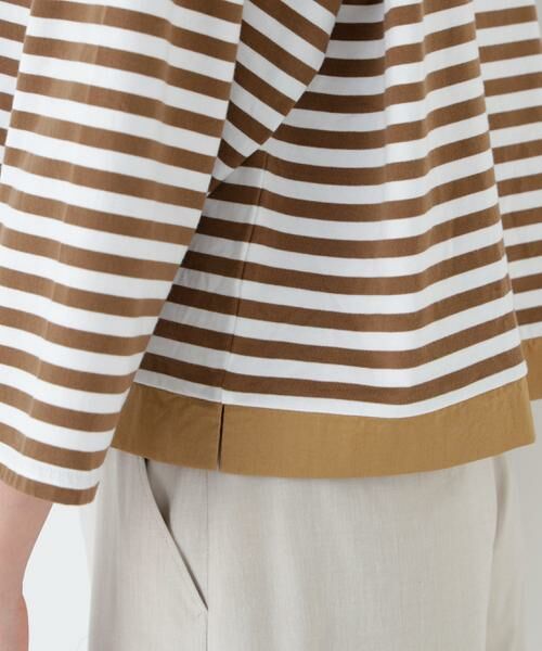 human woman / ヒューマンウーマン カットソー | 天竺ボーダーカットソー | 詳細16