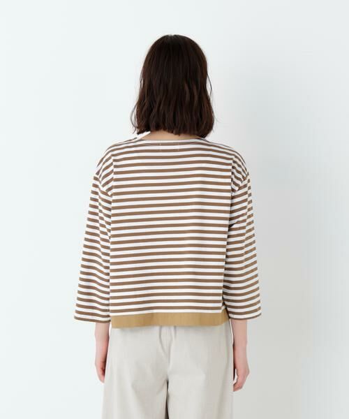 human woman / ヒューマンウーマン カットソー | 天竺ボーダーカットソー | 詳細12
