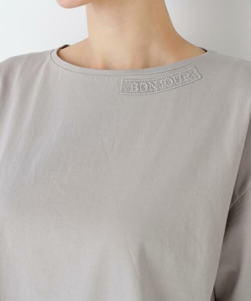 human woman / ヒューマンウーマン カットソー | 刺繍ロゴ入り天竺Ｔシャツ | 詳細7