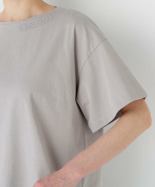 human woman / ヒューマンウーマン カットソー | 刺繍ロゴ入り天竺Ｔシャツ | 詳細8