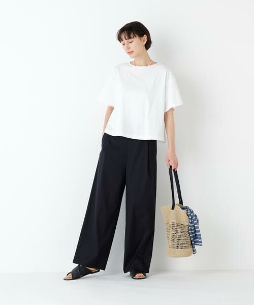 human woman / ヒューマンウーマン カットソー | 刺繍ロゴ入り天竺Ｔシャツ | 詳細13