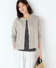 human woman / ヒューマンウーマン カットソー | リネン天竺カーディガン
