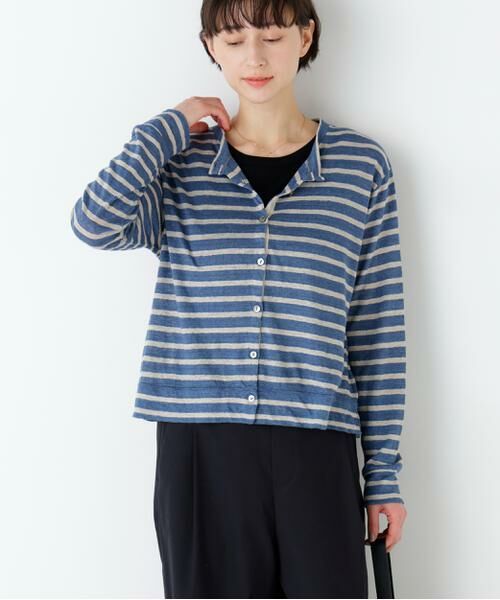 human woman / ヒューマンウーマン カットソー | リネン天竺カーディガン | 詳細2