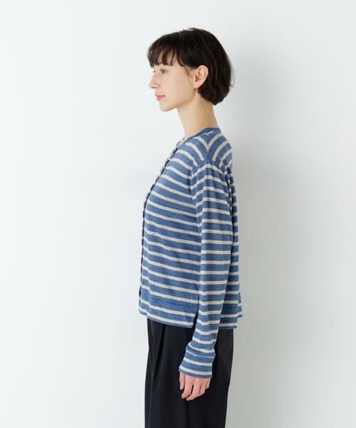 human woman / ヒューマンウーマン カットソー | リネン天竺カーディガン | 詳細5