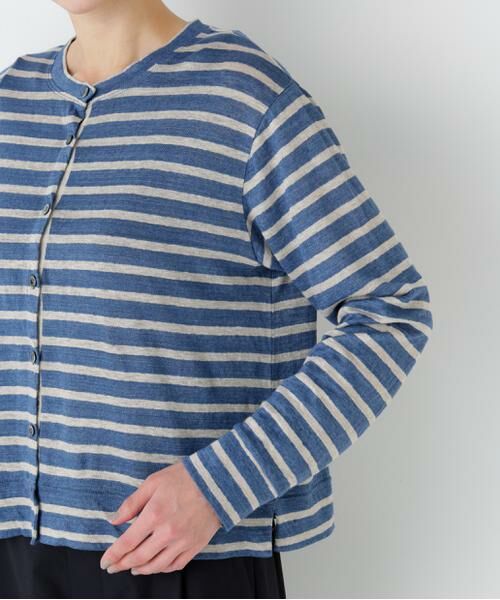 human woman / ヒューマンウーマン カットソー | リネン天竺カーディガン | 詳細8