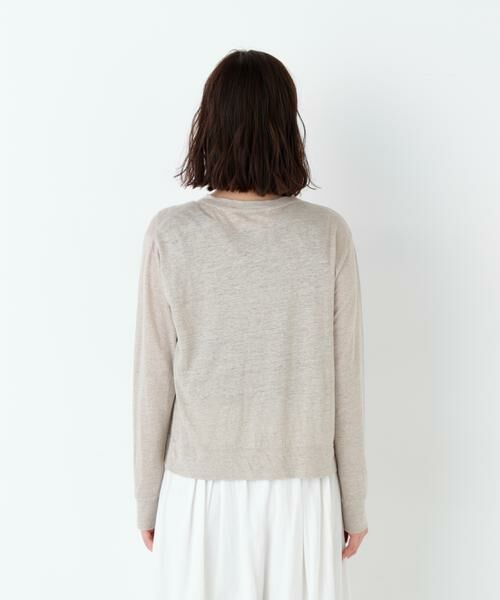 human woman / ヒューマンウーマン カットソー | リネン天竺カーディガン | 詳細15