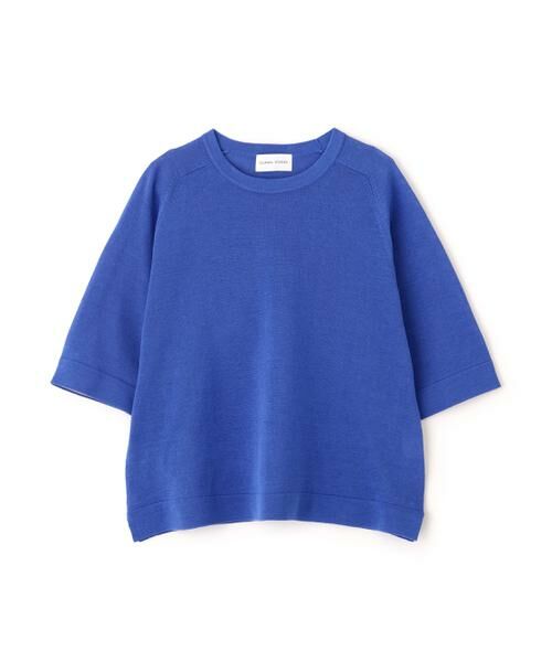 human woman / ヒューマンウーマン ニット・セーター | ハイゲージギマ　クルーネックラグランプルオーバー | 詳細1