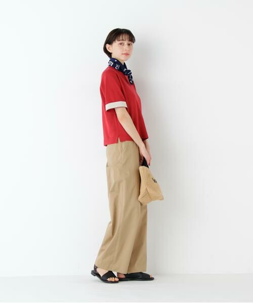 human woman / ヒューマンウーマン ニット・セーター | ハイゲージギマ　クルーネックラグランプルオーバー | 詳細28