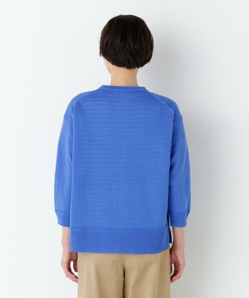 human woman / ヒューマンウーマン ニット・セーター | ハイゲージギマ　ジップアップクルーカーディガン | 詳細6