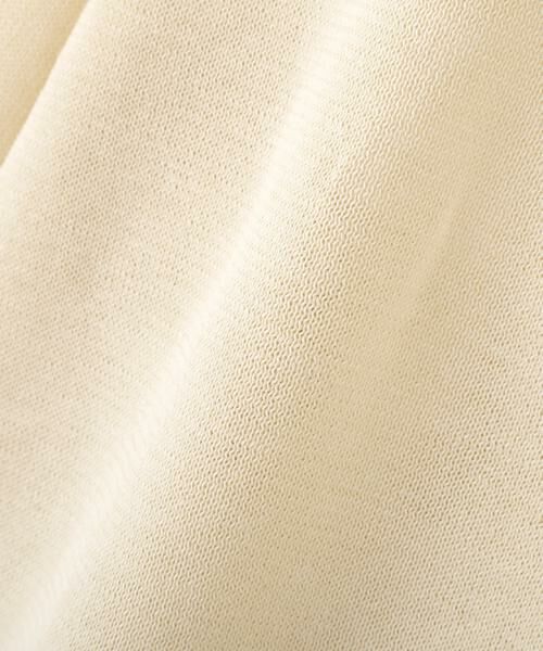 human woman / ヒューマンウーマン ニット・セーター | ハイゲージギマ　ジップアップクルーカーディガン | 詳細17