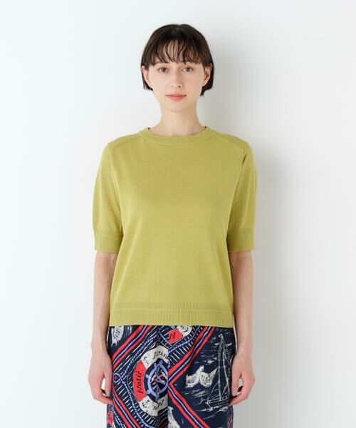 human woman / ヒューマンウーマン ニット・セーター | ペーパーヤーンニットＴ | 詳細4