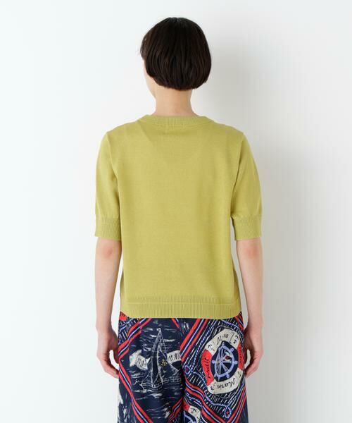 human woman / ヒューマンウーマン ニット・セーター | ペーパーヤーンニットＴ | 詳細5