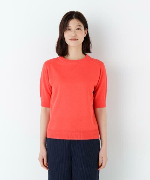 human woman / ヒューマンウーマン ニット・セーター | ペーパーヤーンニットＴ | 詳細11